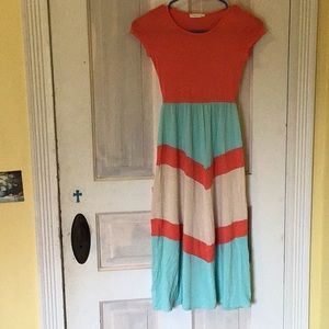 Colorful maxi dress for girls